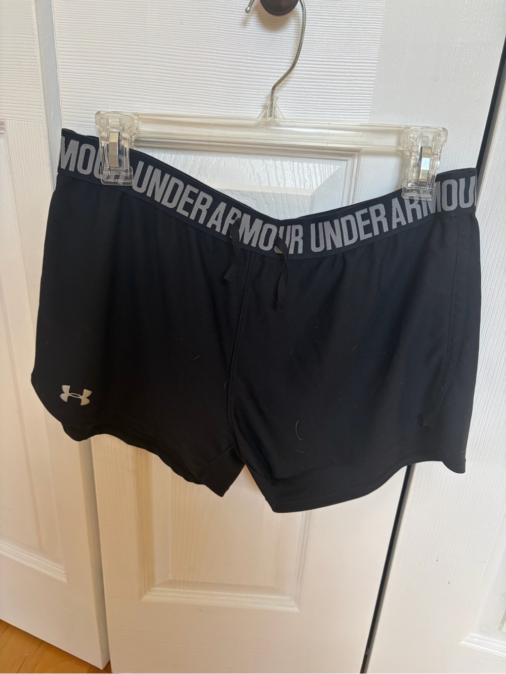 LG Black Athletic Shorts with Branded Elastic Waistband